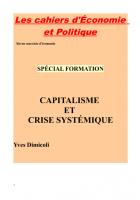 Spécial Formation : Capitalisme et crise systémique