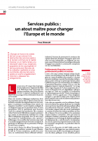 Services publics : un atout maître pour changer l'Europe et le monde