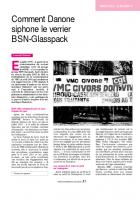Comment Danone siphone le verrier BSN-Glasspack