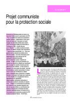 Projet communiste  pour la protection sociale