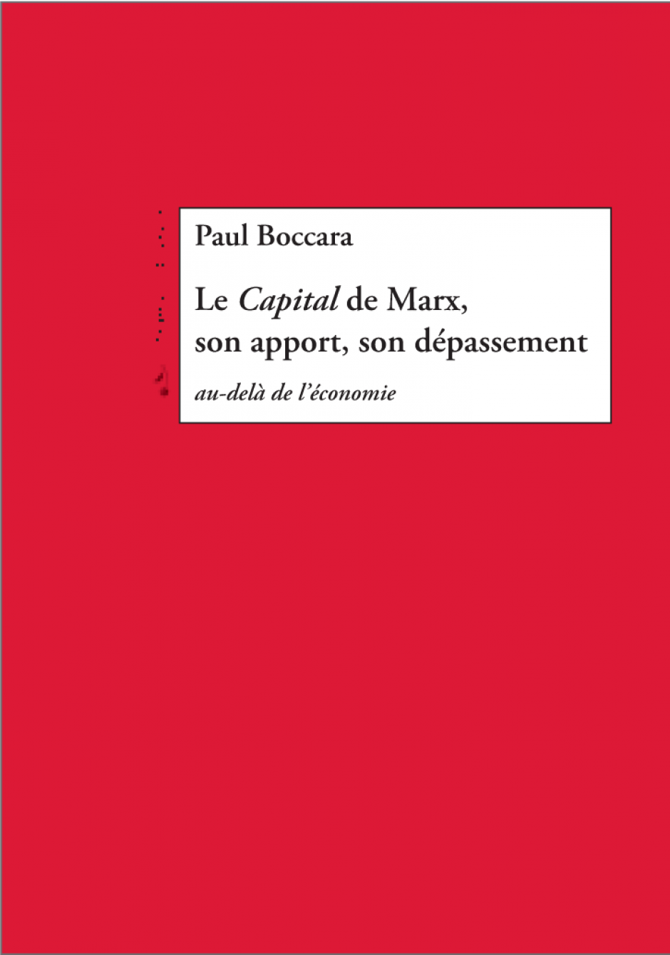 Nouvelle publication de Paul Boccara