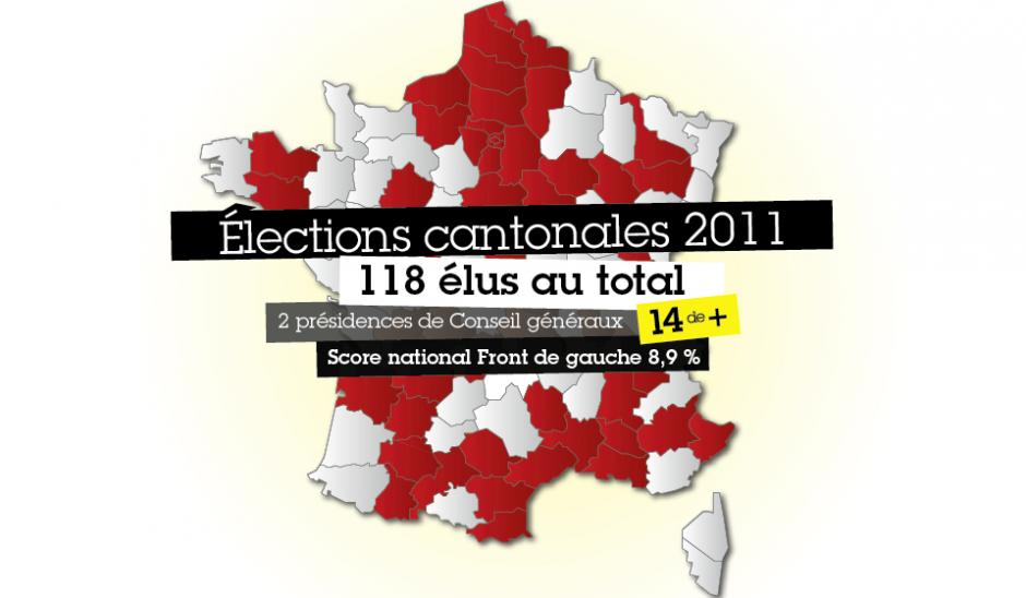Cantonales 2011 : les élus communistes et du Front de gauche