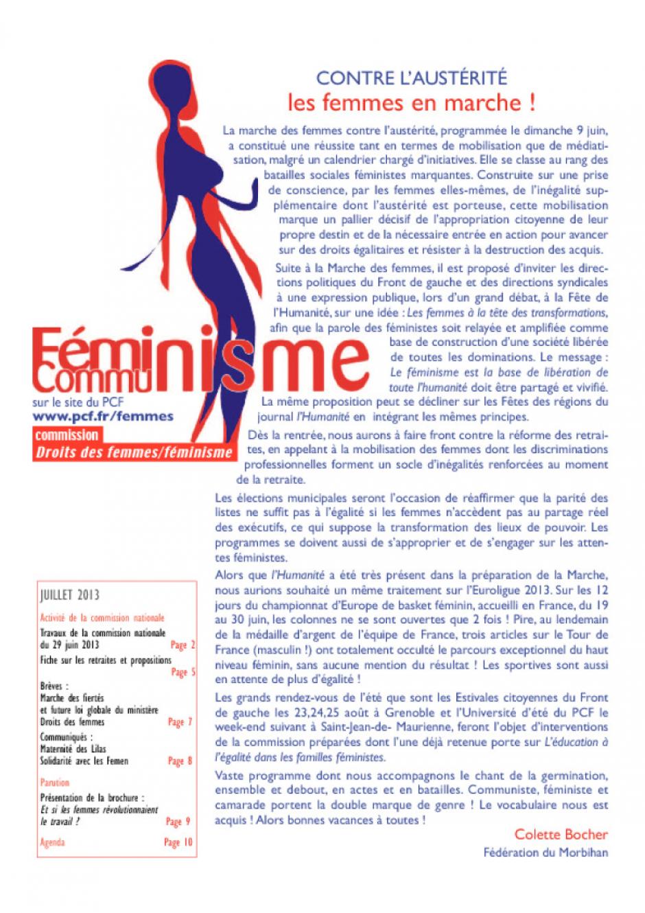 Féminisme - Communisme juillet 2013